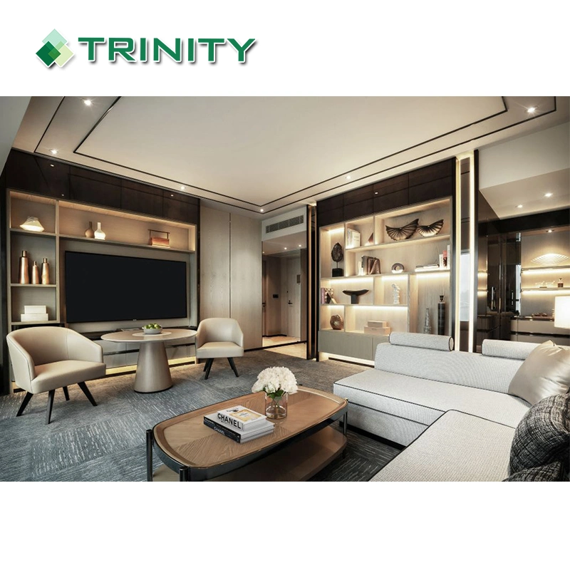 Foshan hospitalidade moderna fábrica personalizada Mobiliário Quarto Padrão de luxo de 5 estrelas Hotel Mobiliário de quarto
