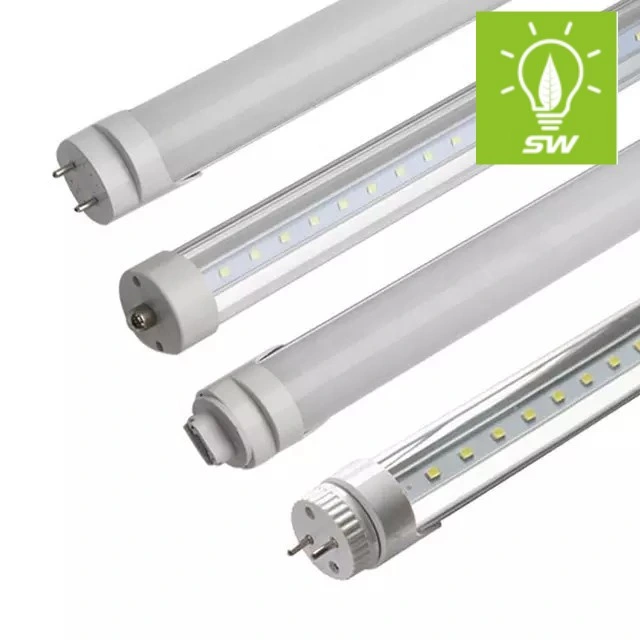 3000K 4000K 6500K Nano Glass Fluorescent Tube 9W 10W 18W 24W 28W LED Linear Lamp IP20 Interior Office Lighting 0.6m 0.9m 1.2m 1.5m 1.8m LED SMD T8 Tube Light