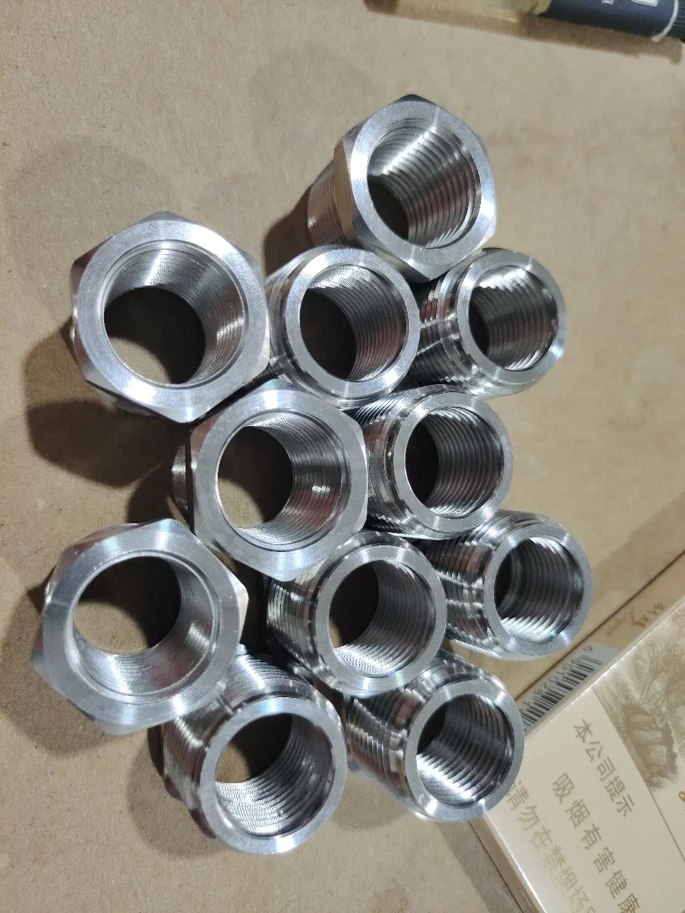 Stainless Steel Cold Heading Joint Threaded Joint Valve Connector Pipe Fitting