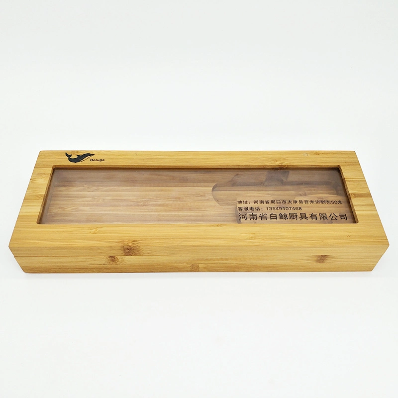 personalizado Acabamento Fosco Luxo laca de faca de madeira de caixas de embalagem em madeira Caixa da Faca