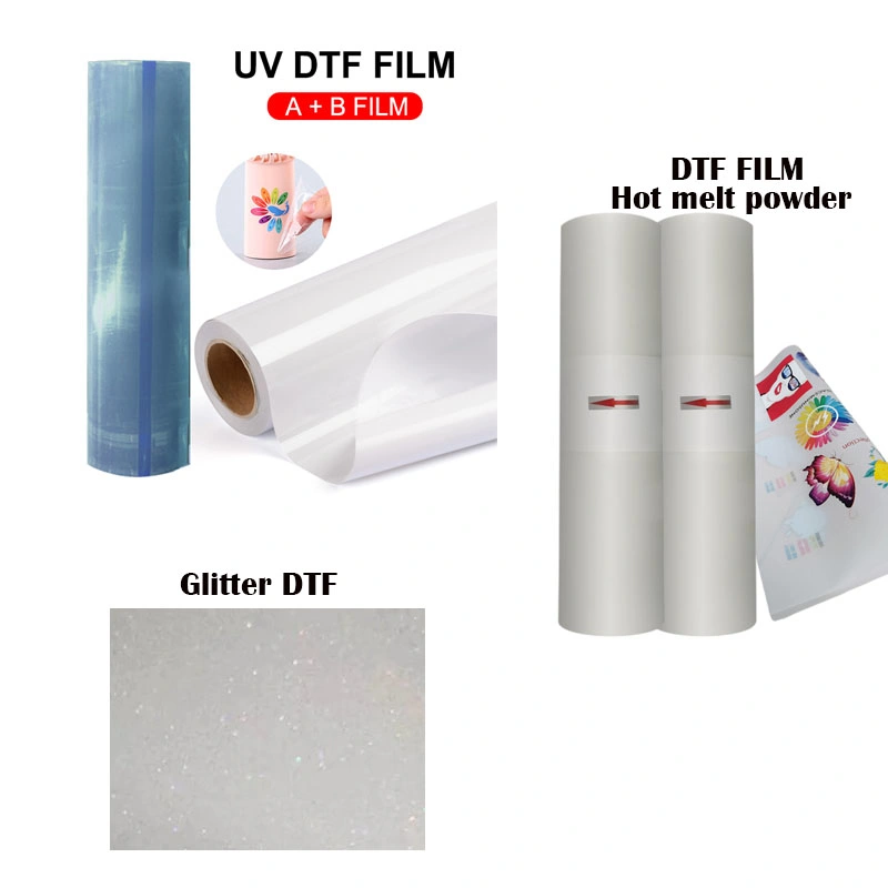 الغراء UV DTF Film AB نقل فيلم UV طباعة