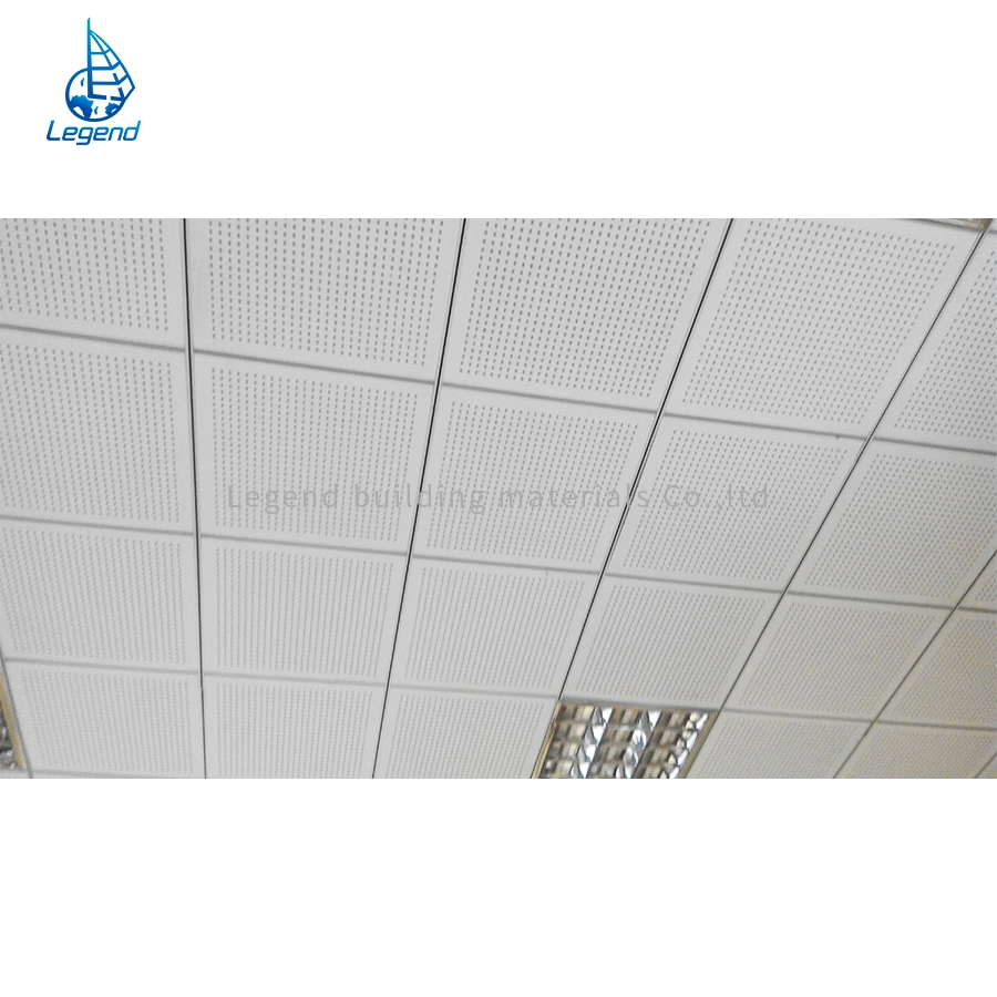 Partition Wall Systems Panel Decoration Material Perforated Gypsum Board Ceiling for School Building