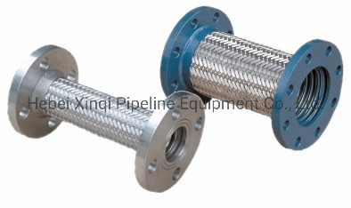 Flange Connection Stainless Steel Flexible Braided Wire Metal Hose