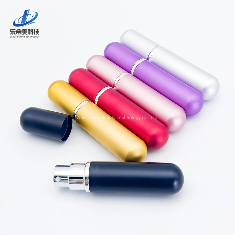 Carry-on Glass Perfume Tube Twist up Metal Spray Bottle Aluminium Perfume Atomizer Cosmetic Packaging Carry-on Glass Perfume Tube 10ml