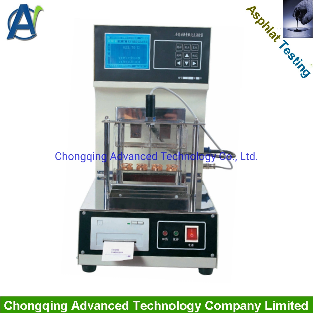 ASTM D36 Automatic Ring and Ball Testing Instrument for Asphalt and Bitumen