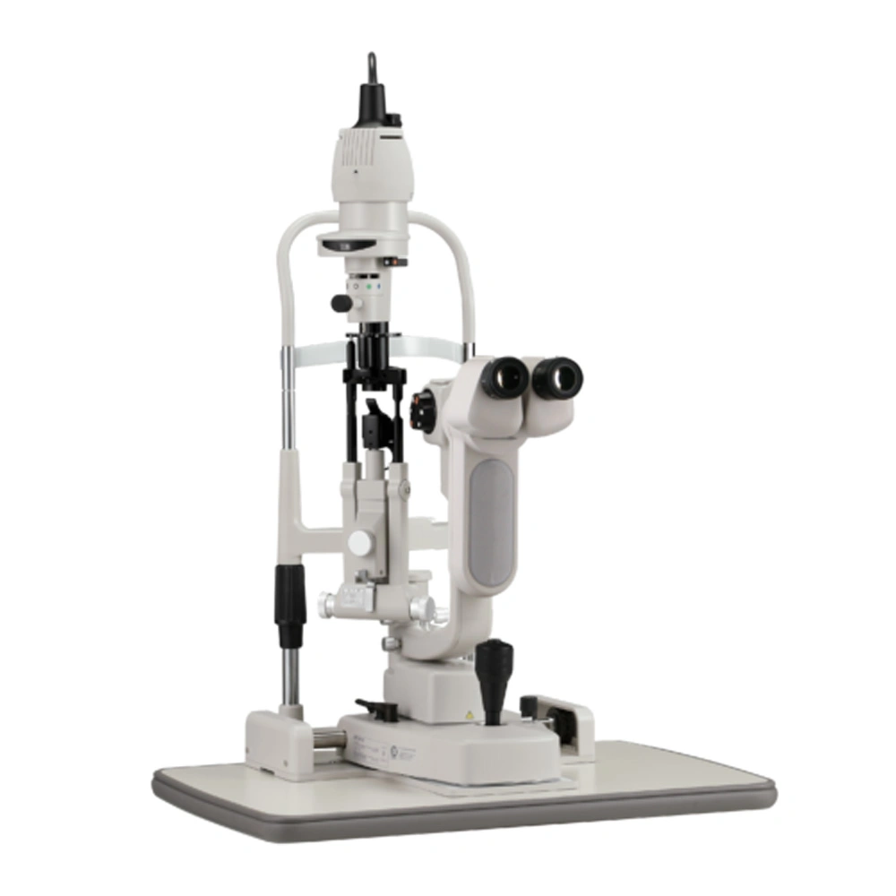 ICEN Medical Ophthalmic Slit Lamp Microscope Led Lamp With Tonometer Galilean Type 5 Magnifications