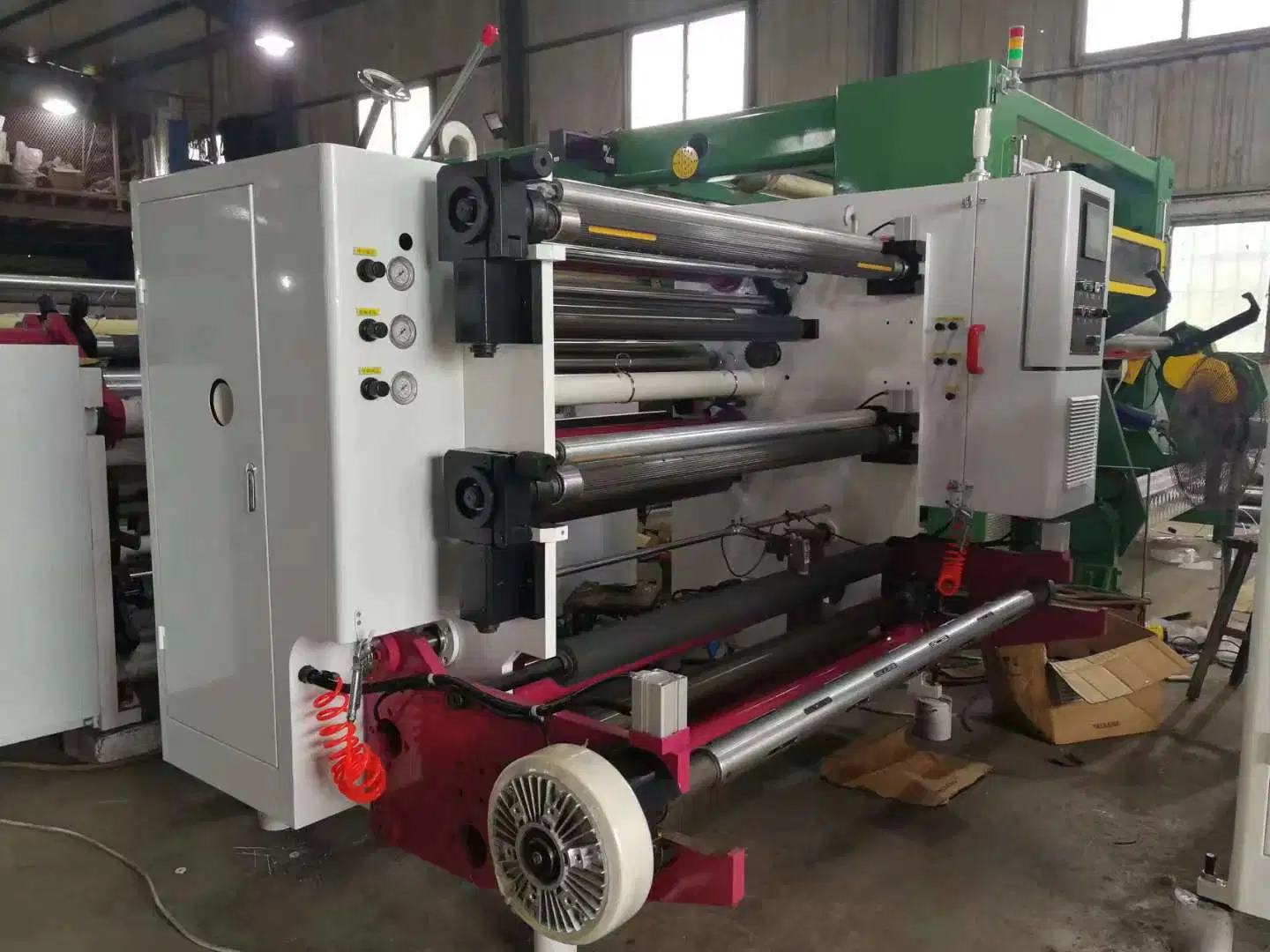 Perfect Workmanship POS Thermal Paper Roll Cutting Slitting Machine