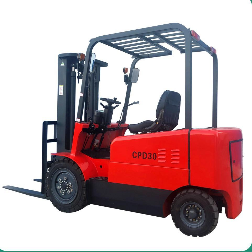 3.0t Used Charger Forklift Small Flatbed Mini Reach Electric Forklift for Sale 3ton