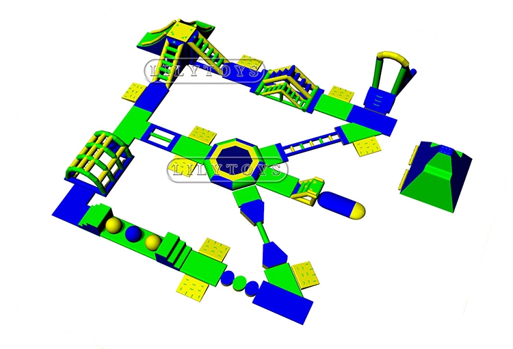 Parque de Atracciones inflables para adultos, Inflables Parque Acuático, juguete inflable de flotación