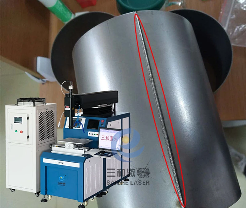 Axe rotatif haute fréquence automatique machine à souder au laser