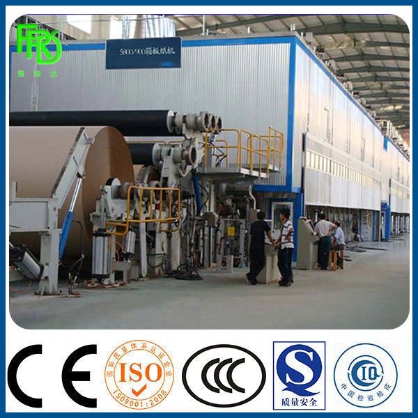 3600mm Kraft Flutig Corrugated Paper Making Machinery 120ton/Day, Raw Material: Waste Paper, Unbleached Board