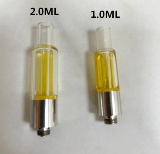 No hay fugas de alta calidad caja del cartucho Vacío rosca 510 de la bobina de cerámica de 0,5 ml Atomizer 1ml vaso lleno de carros de Vape