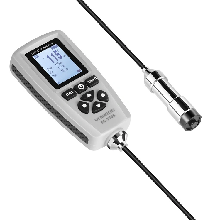 Digital Professional Coating Thickness Gauge Measuring Instrument with Probe