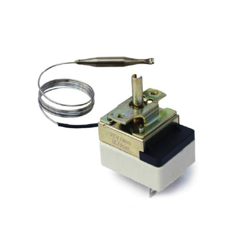Customized 220V 16A 0~300degrees Electric Capillary Thermostat for Water Heater/Oven/Stove