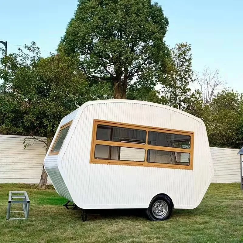 Le café mobile de la crème glacée Aliments CHARIOTS Chariot Remorque avec plein de matériel de cuisine peuvent être personnalisés