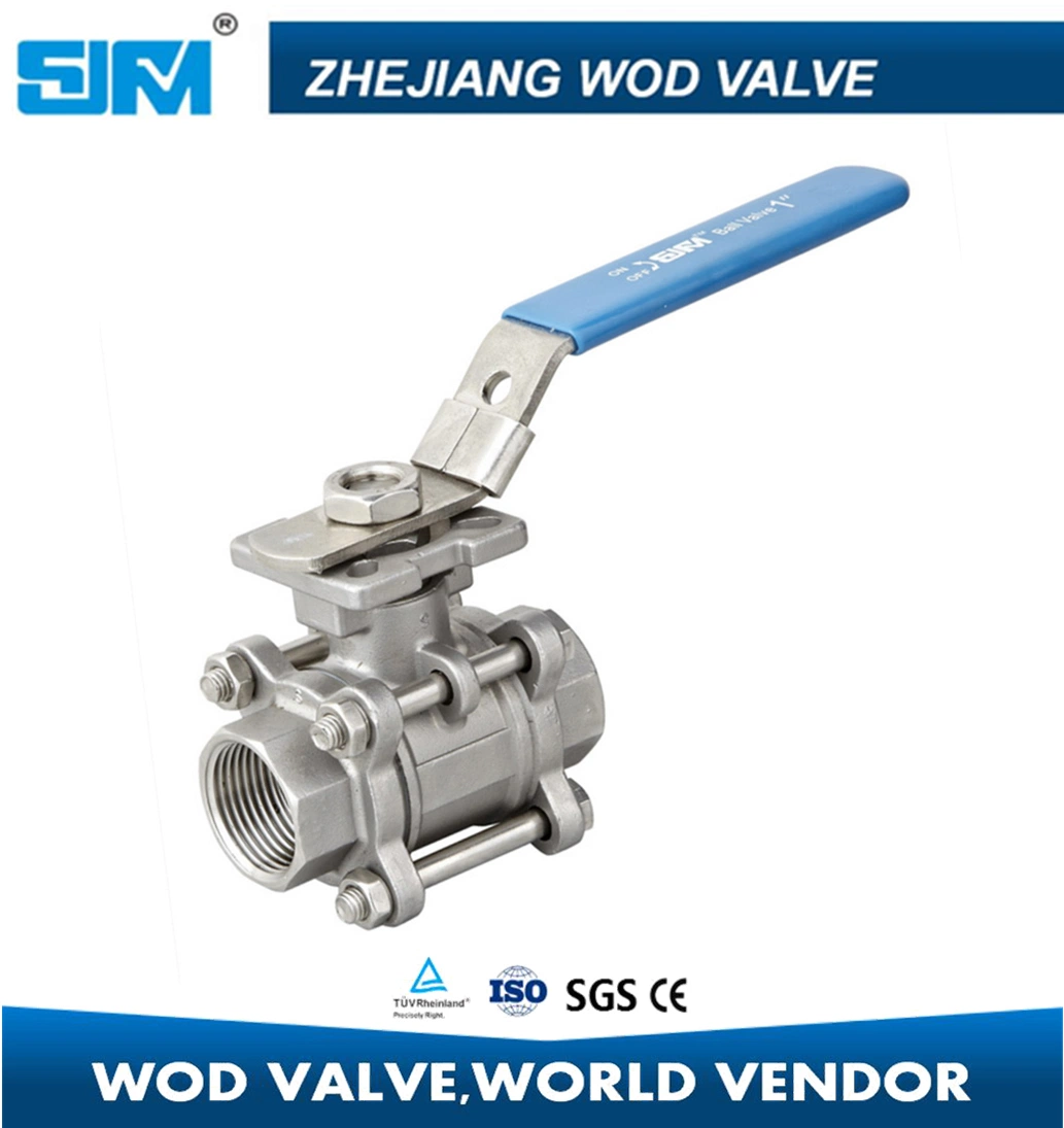 Stainless Steel 4 Inch/Floating/Manual/Full Bore/Full Port/ Check Ball Valve