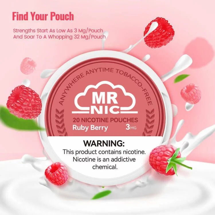 Factory Supply with Best Factory Price Dripart 3mg/6mg/ 9mg/12mg/14mg Moist/Dry Synthetic Nicotine White Pouches Snus