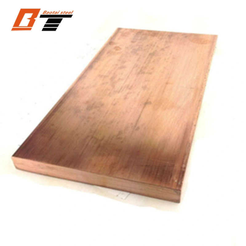 C11000 C12200 Copper Plate/Sheet/Coil Pure Copper Sheet C10500 Red Cooper Plate