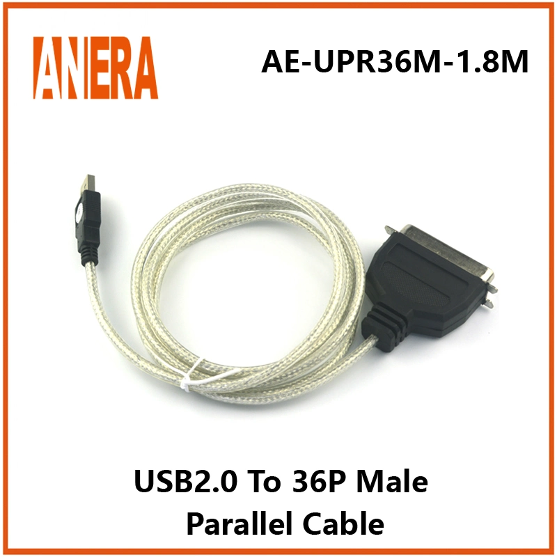 Anera High quality/High cost performance  USB 2.0 to Parallel IEEE 1284 Cn36 Printer Adapter Cable for Printer