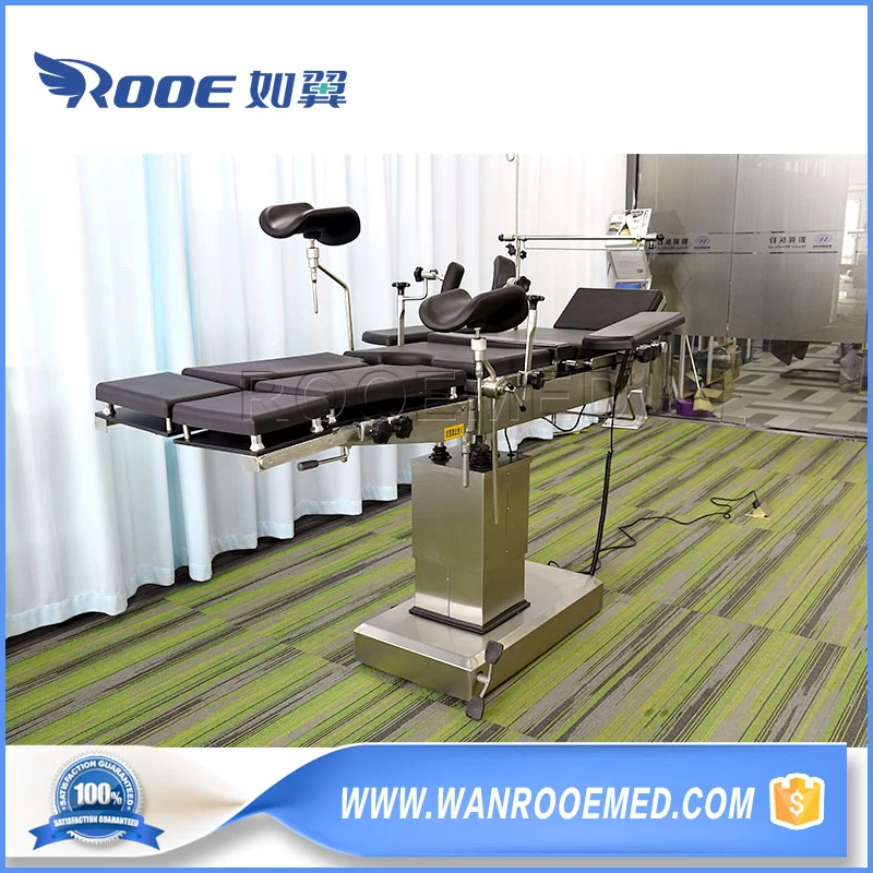 Aot8801A Medical Orthopedic Surgery C-Arm Compatible Electric Surgical Operating Table with Waist Bridge