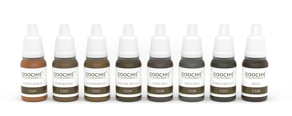 Goochie Permanent Make-up Tattoo Tinte PMU Pigment für Microblading Augenbrauen