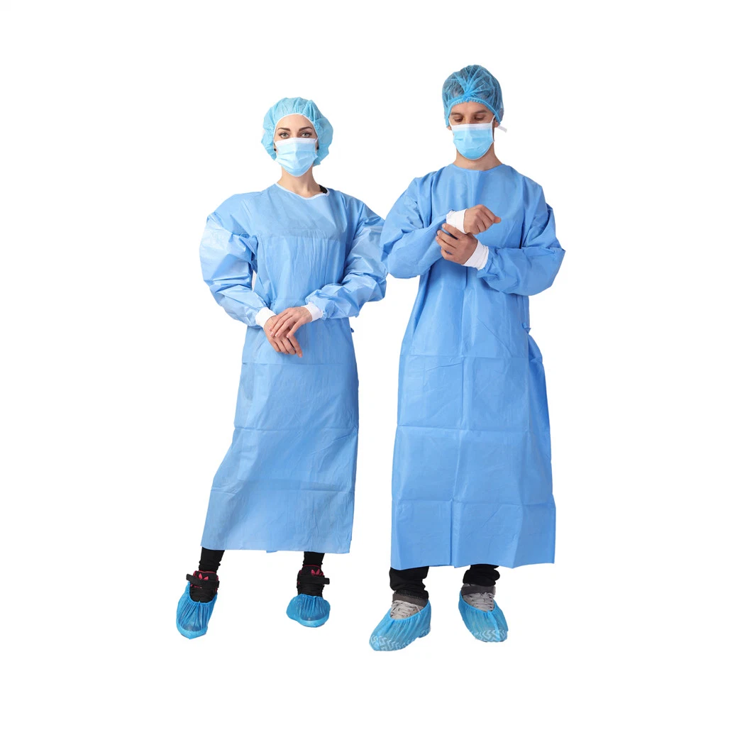 Factory Offer Disposable Surgical Gown Isolation Protective Clothing Gown