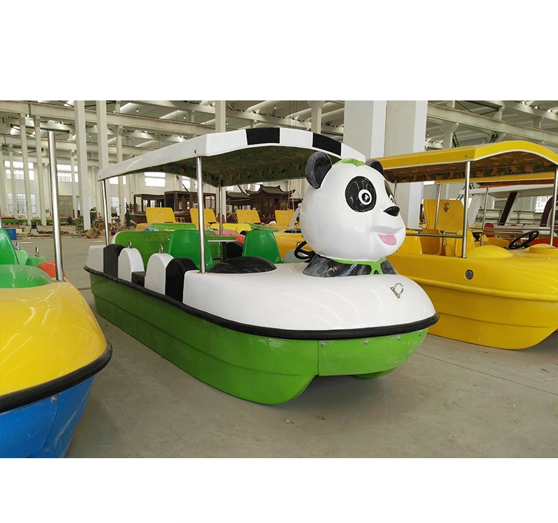 Hot Sale Panda Style Fiberglass Electric Boat with Factory Price