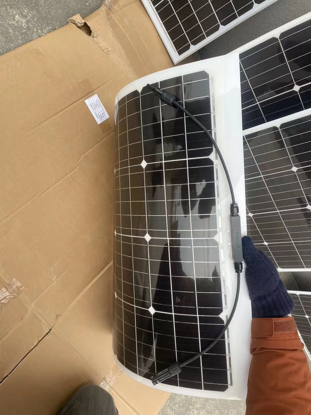 Flexible 100W Panel Solar portátil Panel Solar Mini Panneau Solaire Para techo/Carport/Boat use 50W 180W 300W