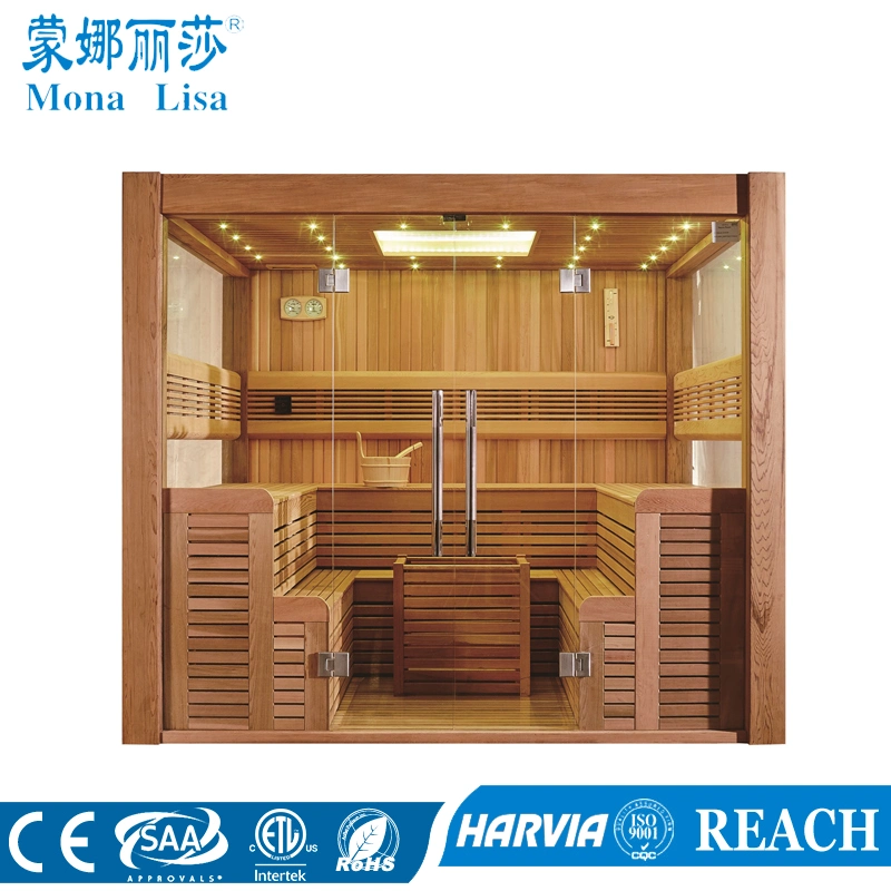 Multi-User Type Luxury 8-10 People Wooden Sauna Room (M-6046)