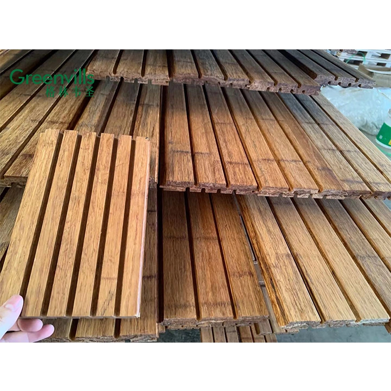 Greenvills Moisture Proof Outdoor Construction Material Bamboo Carbonized Wall Cladding