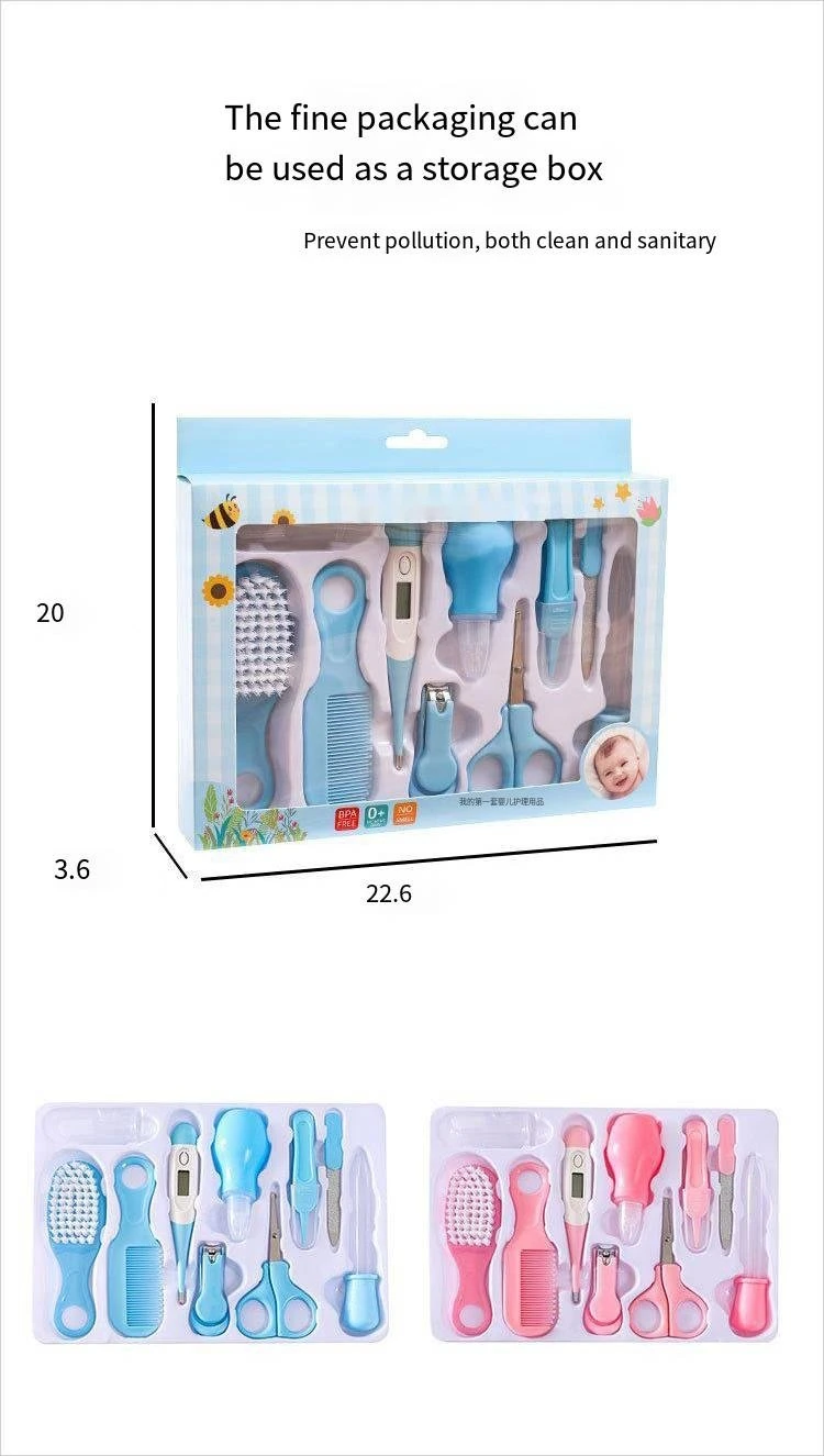 Juego de seguridad para regalo de la ducha del bebé guardería infantil Care10 PCS Healthcare Arreglo personal