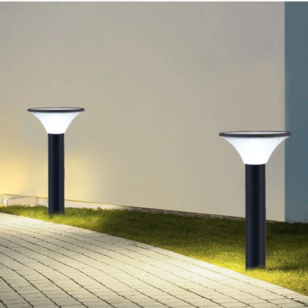 Aluminum Auto on /off Solar Power LED Garden Lawn Lamp