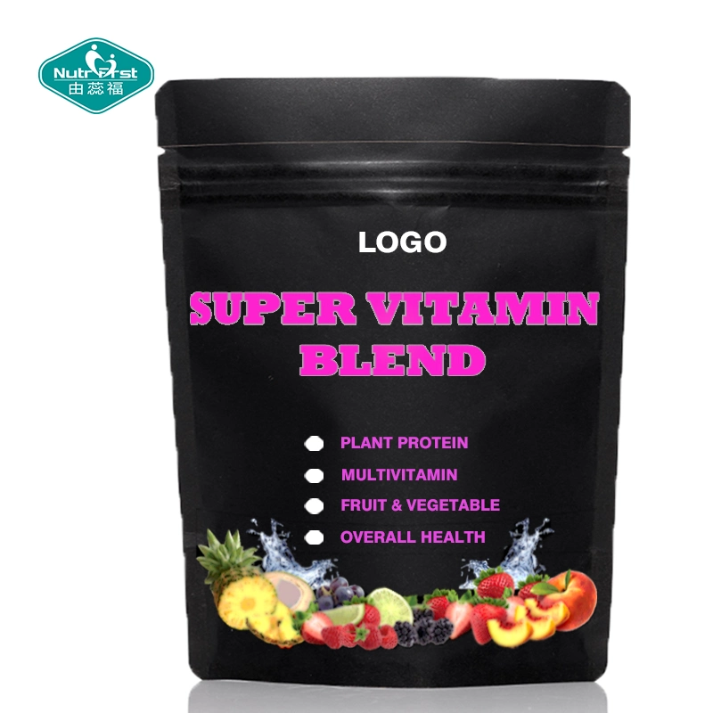 OEM Vegan Protein Muscle Maintain Natural Fruit&Vegetable Vitamin Mushroom Superfood Powder