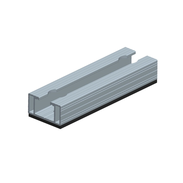 Panel de techo solar de metal de aluminio ajustable Sistema de soporte de la tierra de montaje