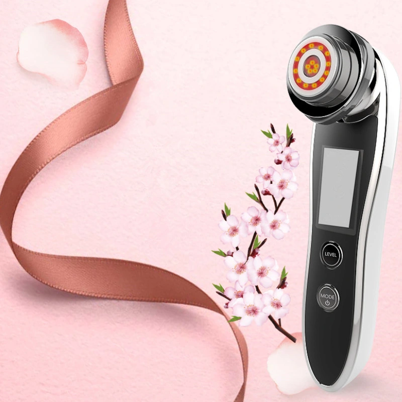 LED Light Therapy Gesichtshaut Aufhellung Massage Gesichtsmaschine Electric RF Ultraschall Ultraschall Hydra Haut Straffung RF Gesichtsbehandlung Beauty-Gerät