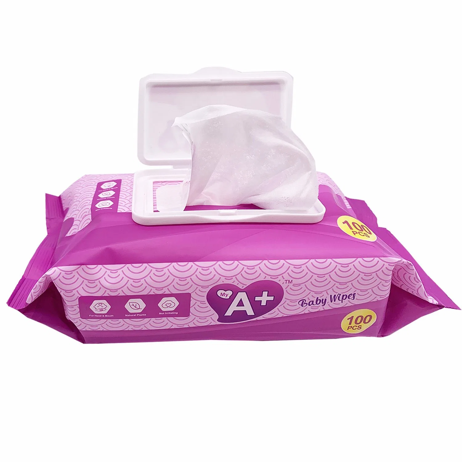 Custom Wet Wipes Factory Wholesale/Supplier Cheap Alcohol Free Wet Towel Disposable Cleaning Baby Wet Wipe