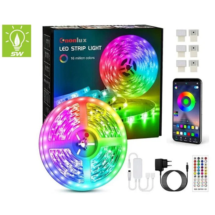 Le WiFi Smart lumière LED RVB réglable SMD2811/2835/5050 Décoration souple étanche IP67 de bandes de ruban de lumière Silicone tube Strip Light de plein air avec la prise USB