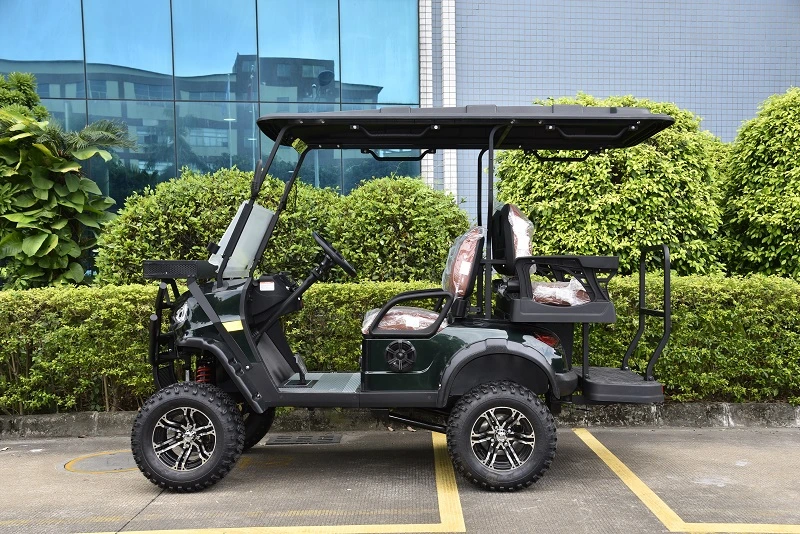 Carro de golfe motorizado AC Luxury de 4 lugares com bateria