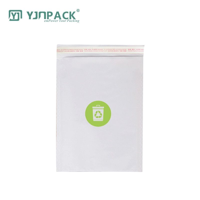 Solution tampon de la logistique emballages en papier kraft de mémoire tampon de papier kraft de coussin d'enrubannage Bubble Mailer