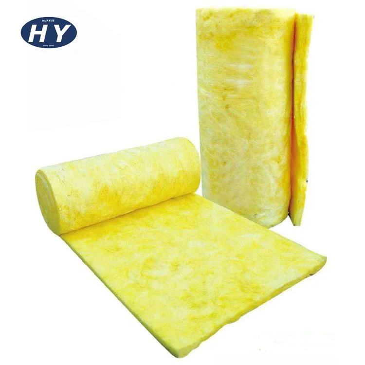 50mm Thickness Fireproofing Thermal Insulation Material Glass Wool Blanket for Industral Plant Insulation