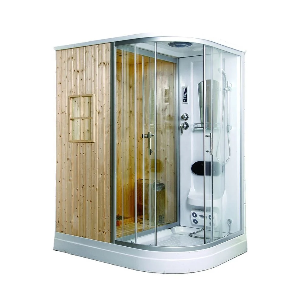 Factory Manufacture Sauna and Steam Combination Room Portable Wooden Sauna Room