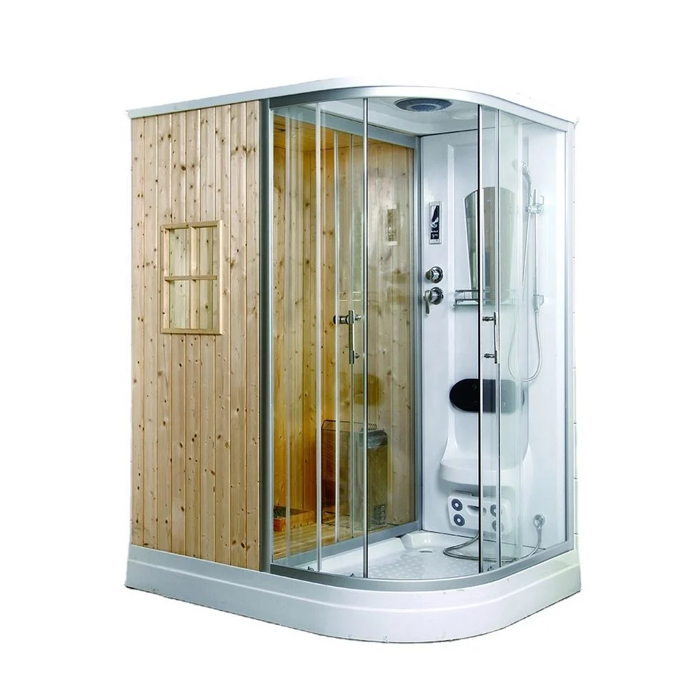 La fabricación de fábrica de sauna y sala de la combinación de vapor Sauna de madera portátil