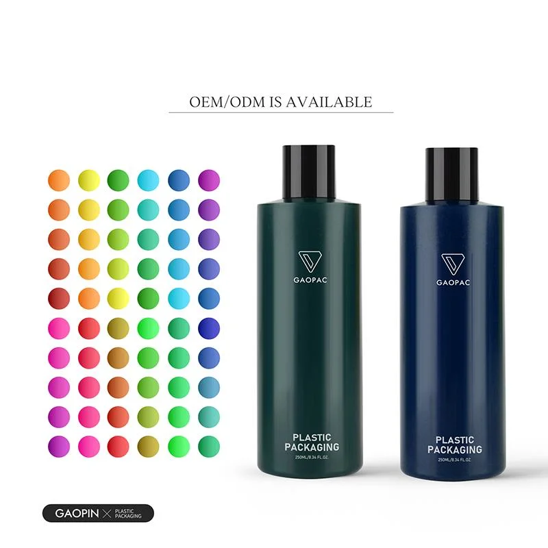 Wholesale/Supplier 250ml Customize Color Plastic Pet Skin Care Bottles Lotion Packaging