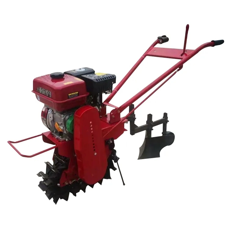 Power Tiller Rotary Cultivator Small Plough Machine Cultivator Gasoline Diesel Engine Mini Self Propelled for Farming