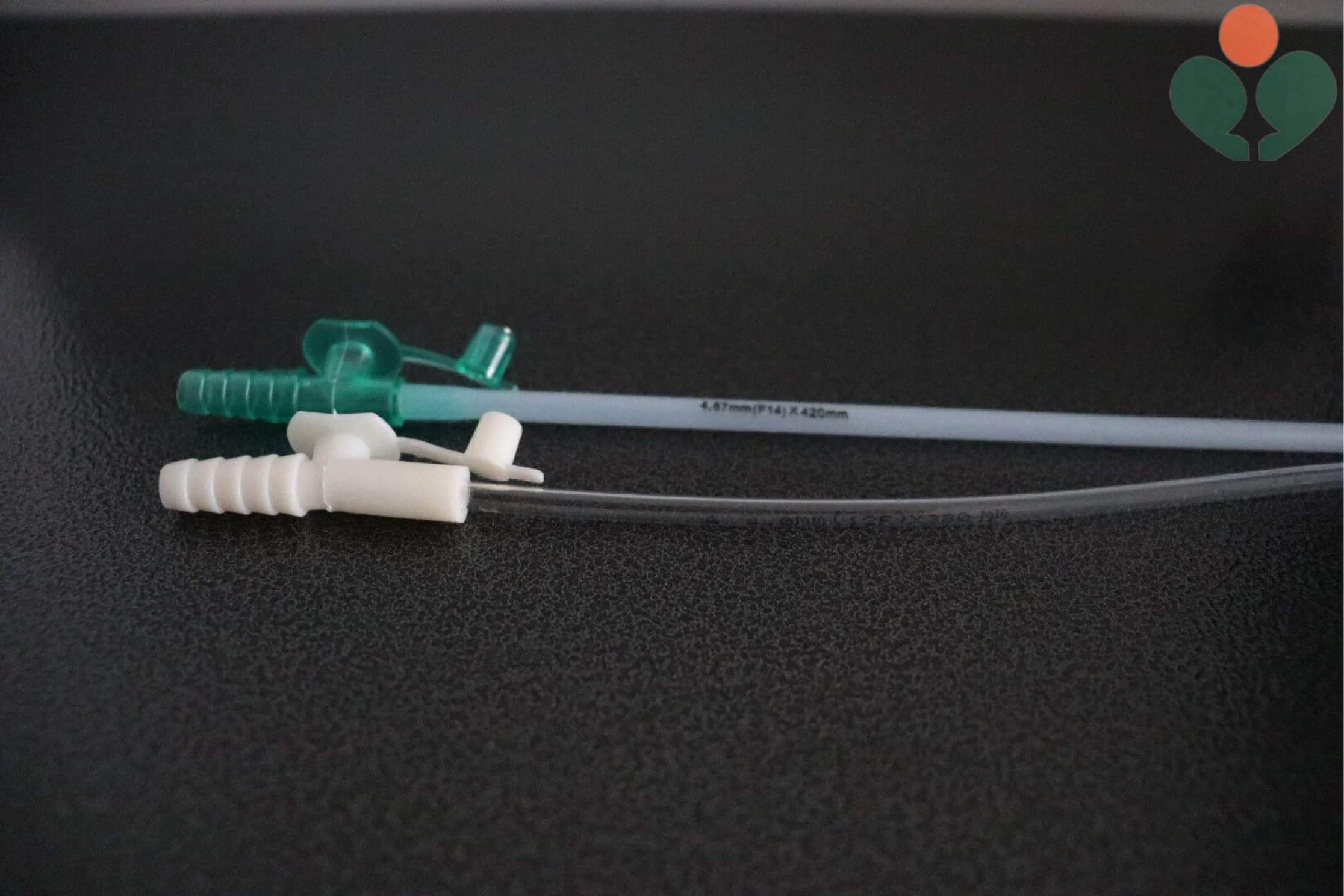 Estéreis descartáveis de grau médico PVC ou gel de sílica de escarro cateter de sucção do tubo da válvula de controle