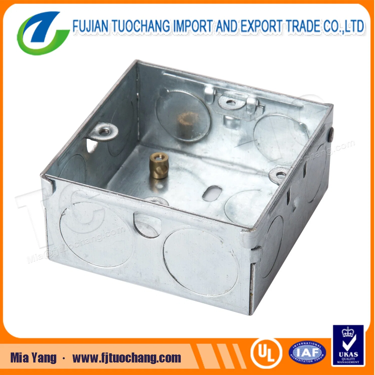 Metal Electrical Box 3X3 Switch and Socket Box