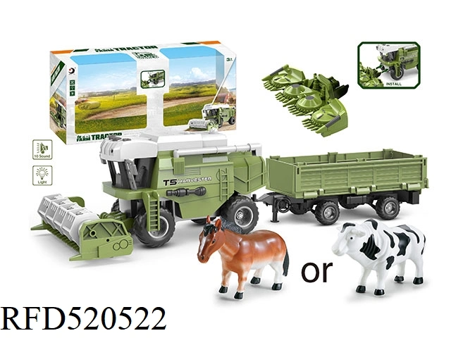 Pull Back Farm Vehicles for Kids' Learning and Play