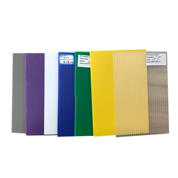 Extruded Polypropylene Sheets Corrugated PP Hollow Sheets