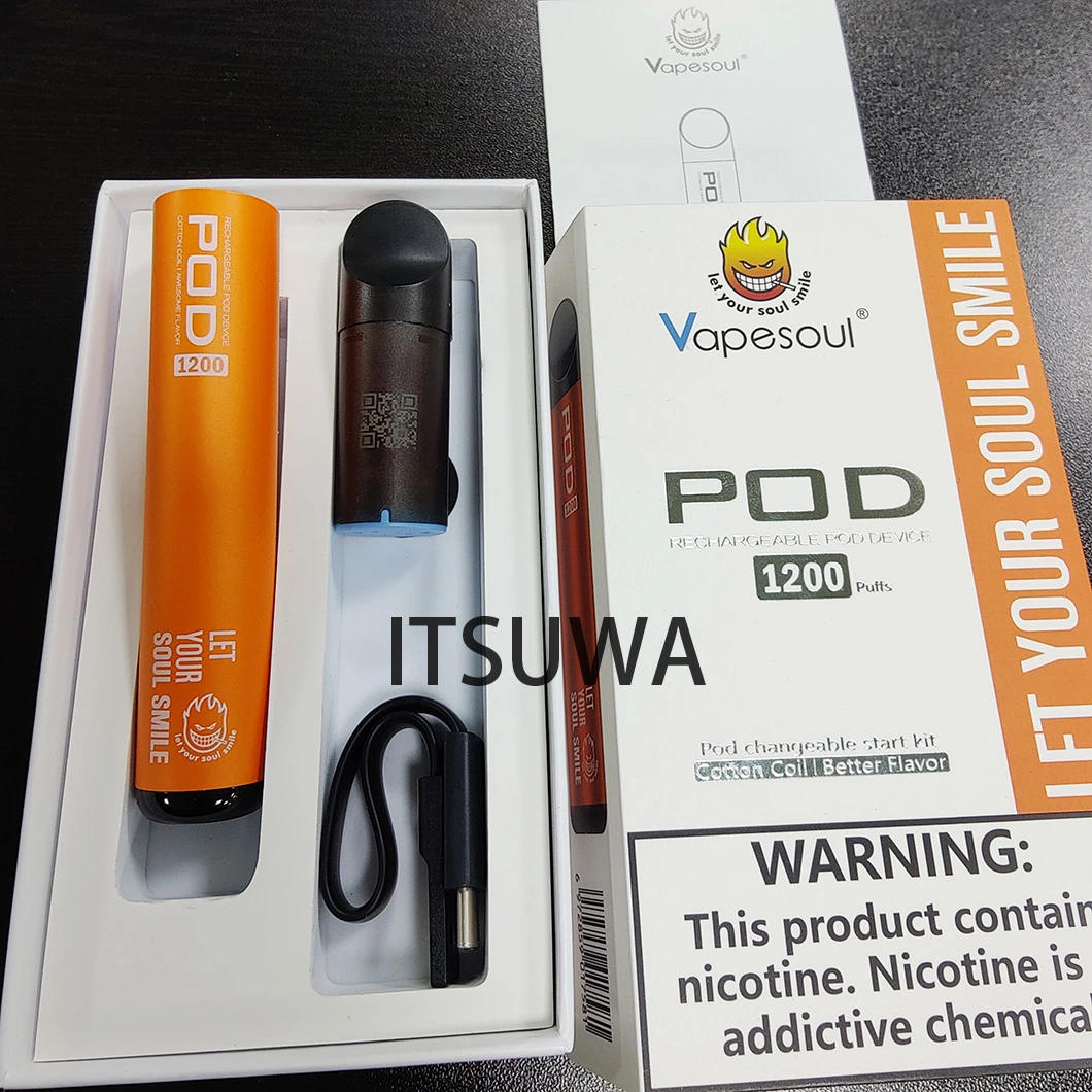 Itsuwa Vapesoul Color Smoke Stick E Cigarret Disponible Vape Had Vape Fape E Papieros E Ciggarete Einweg E Zigarette