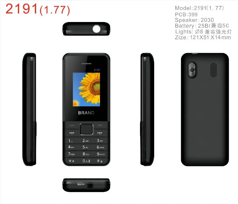 New Product Unique Model High Quality 2g Mobile Keypad Phone Support Dual SIM Cards Standby Support OEM ODM